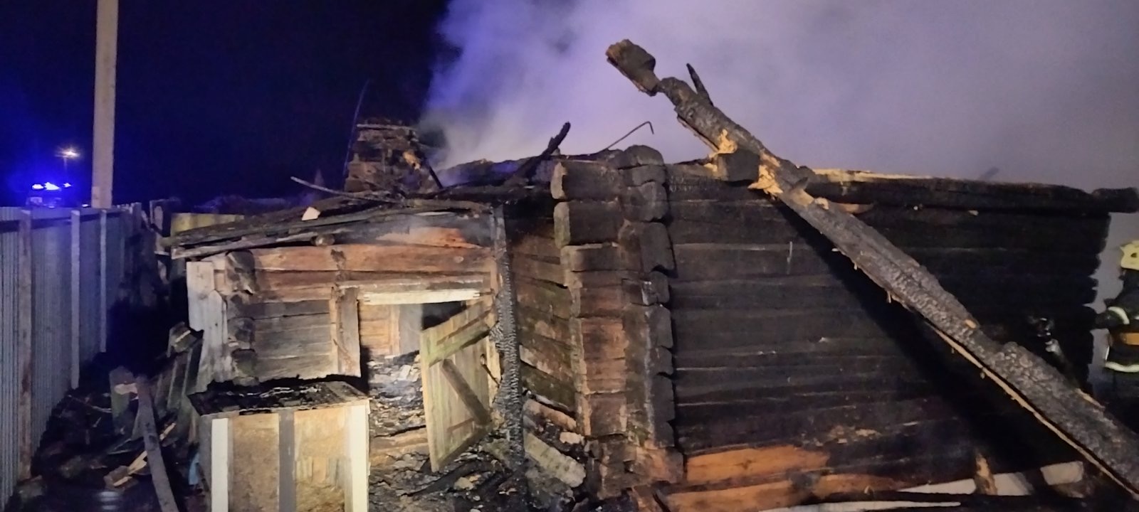 Пожар Романовка
