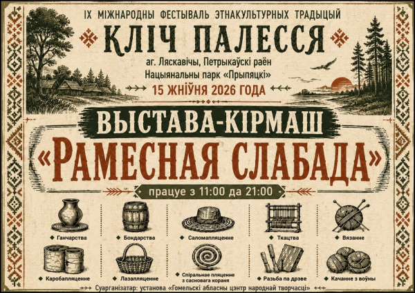 «Ремесленная слобода» на фестивале «Зов Полесья»: погружение в традиции Полесья