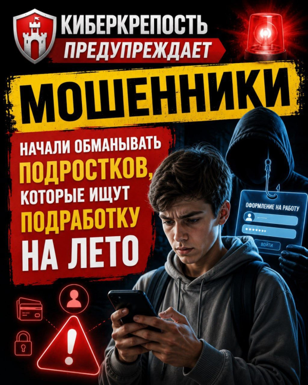Под прицелом мошенников подростки, ищущие подработку на лето