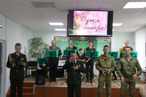 13 октября в Мозырском пограничном отряде состоялось чествование женщин!
